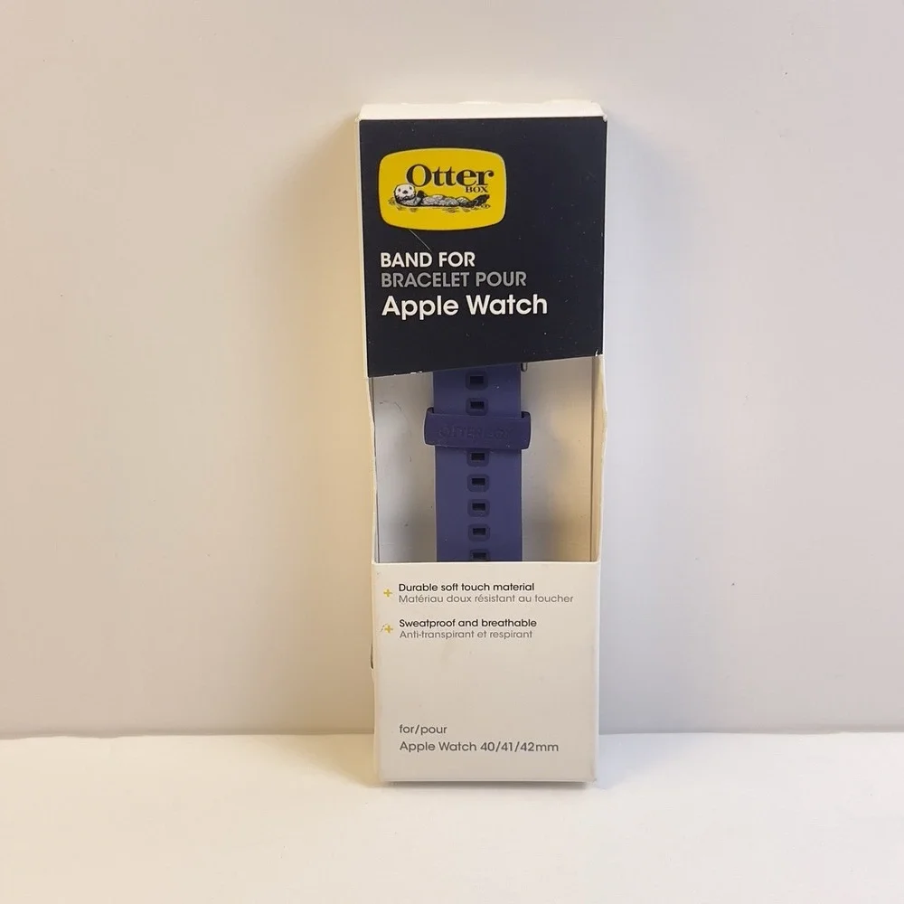 Apple Watch Band By Otterbox 40/41/42 mm Silicone Denver Dusk Purple Blue Indigo